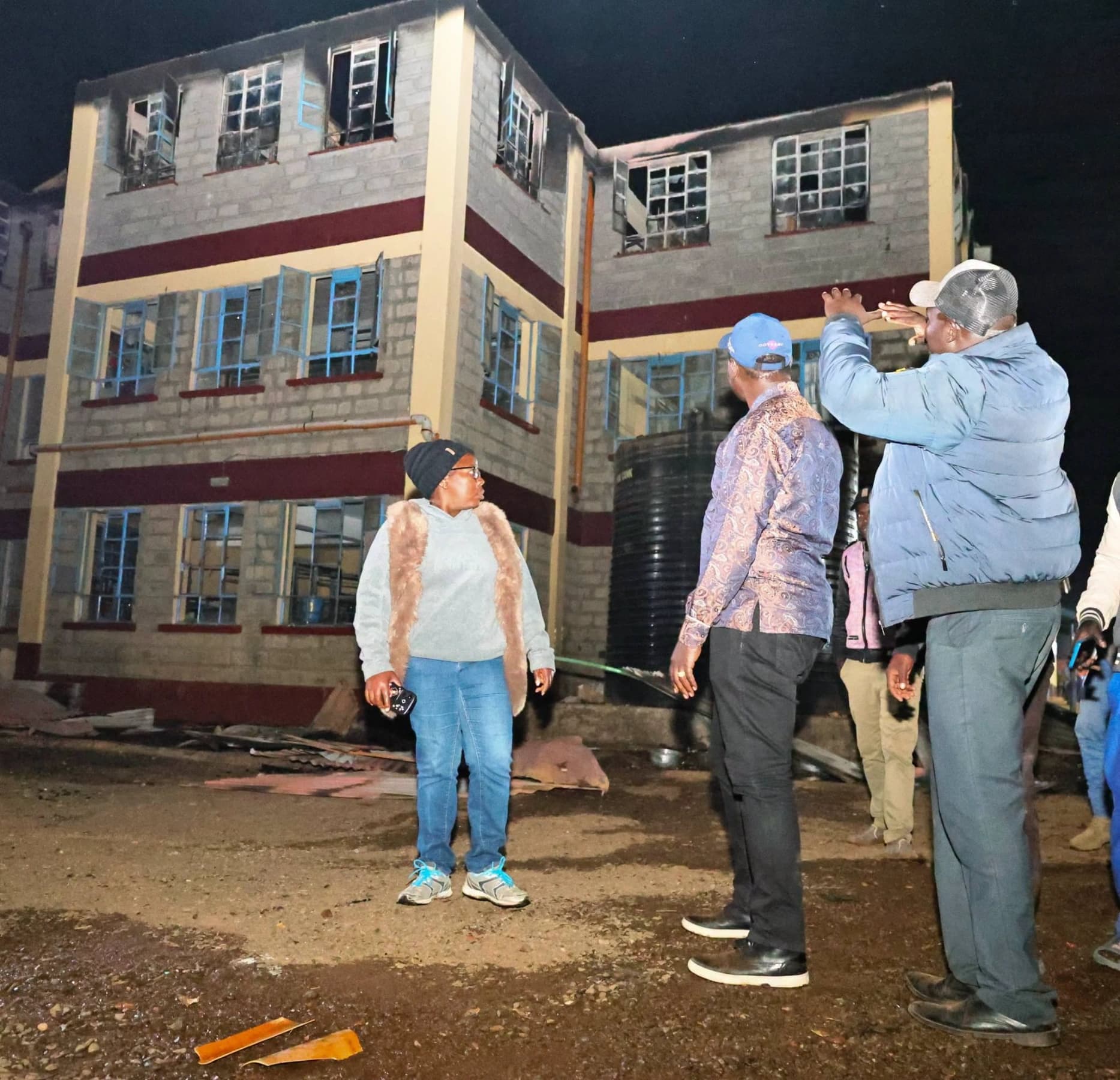 Tengecha Boys closed after dormitory fire as damage assessment continues