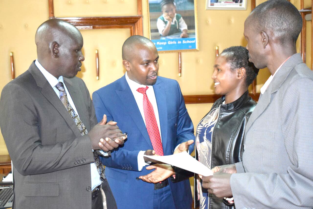 Bomet budding artist assisted to go back to school