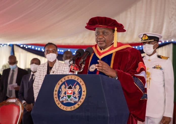 President Kenyatta awards University Charter to National Defence College