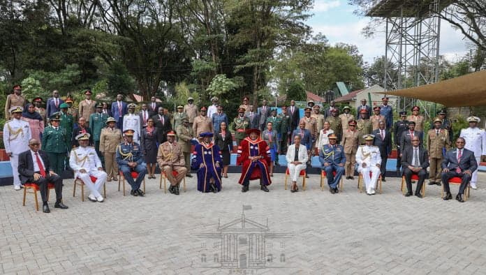 President Kenyatta awards University Charter to National Defence College image 1