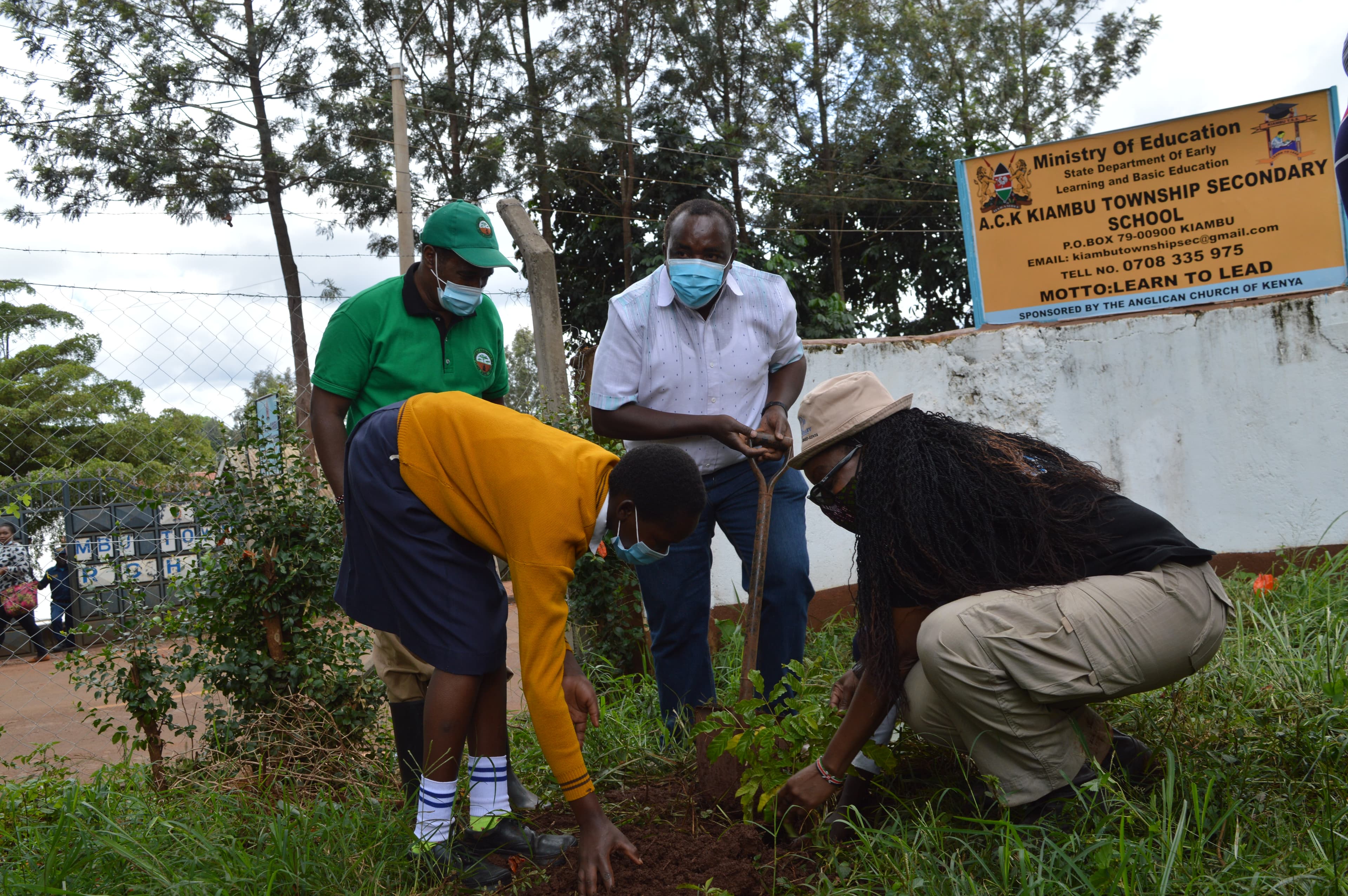 President’s award scheme plants trees in schools