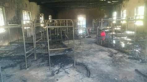 Raging fire razed down a school dormitory in Malava