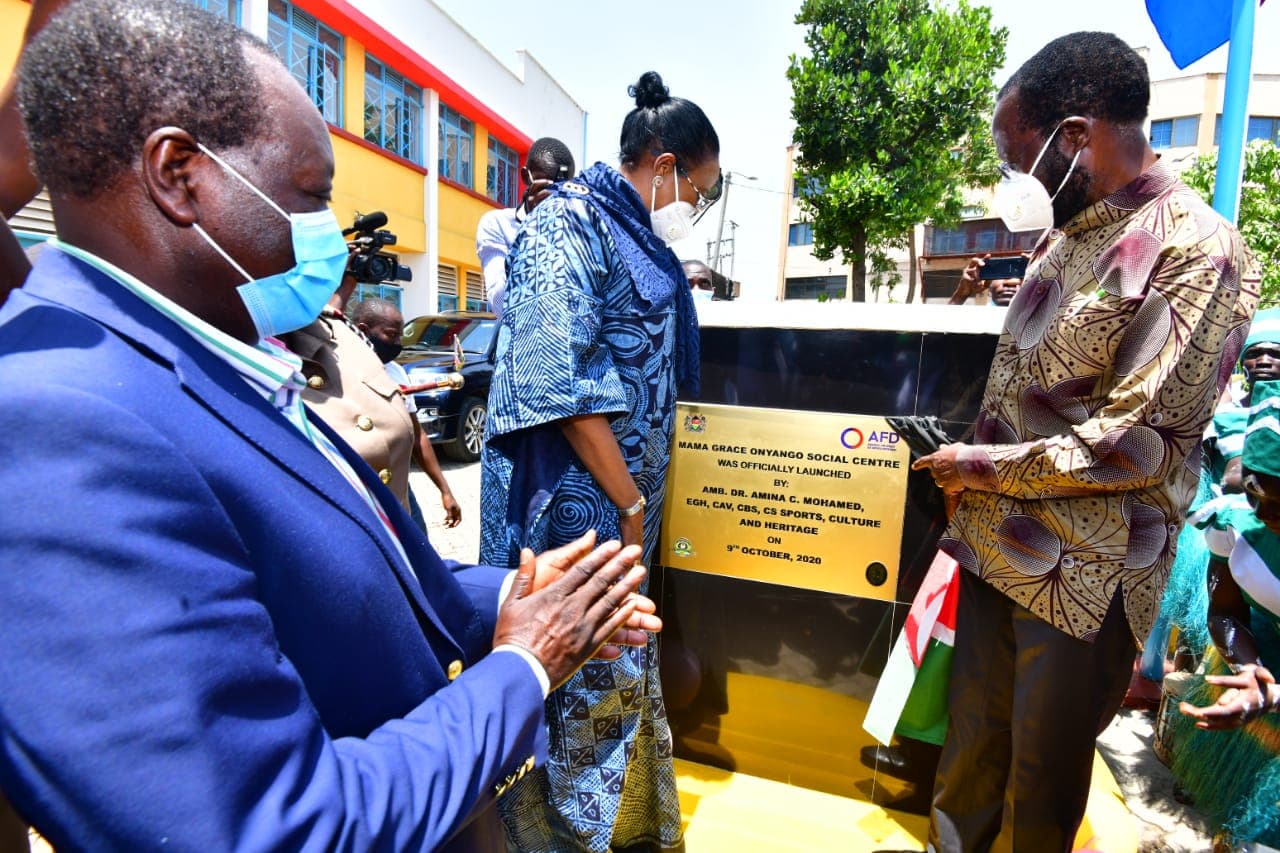 Kisumu’s Mama Grace Onyango refurbished social centre unveiled