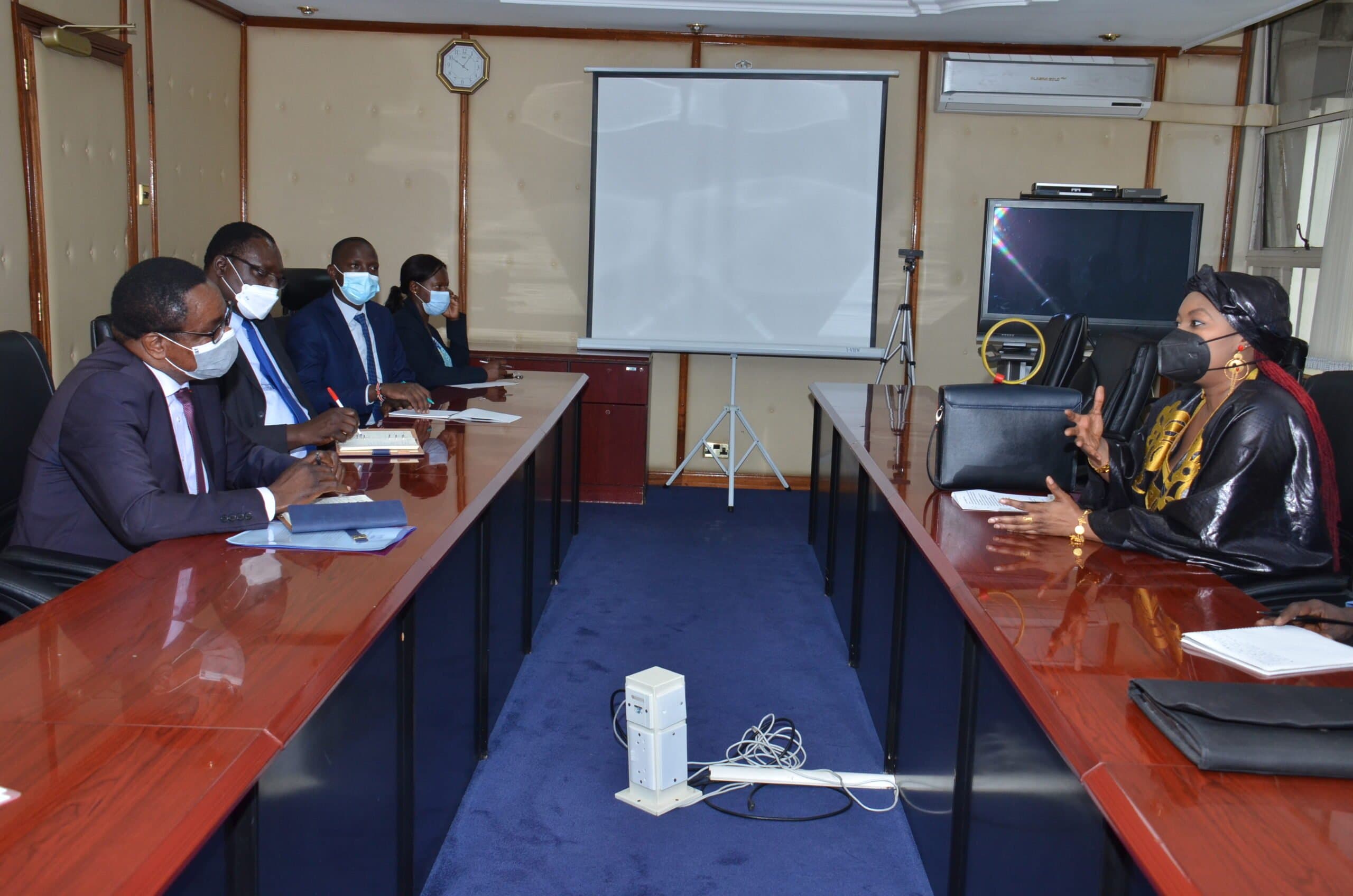 Gambian envoy, PS University Education hold talks