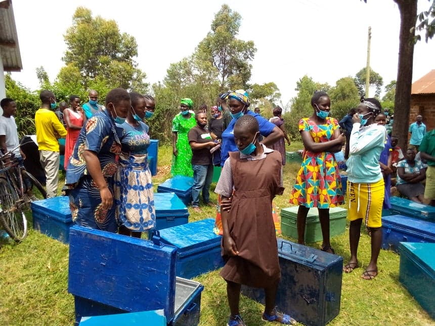 104 Students receive schools boxes from area MCA