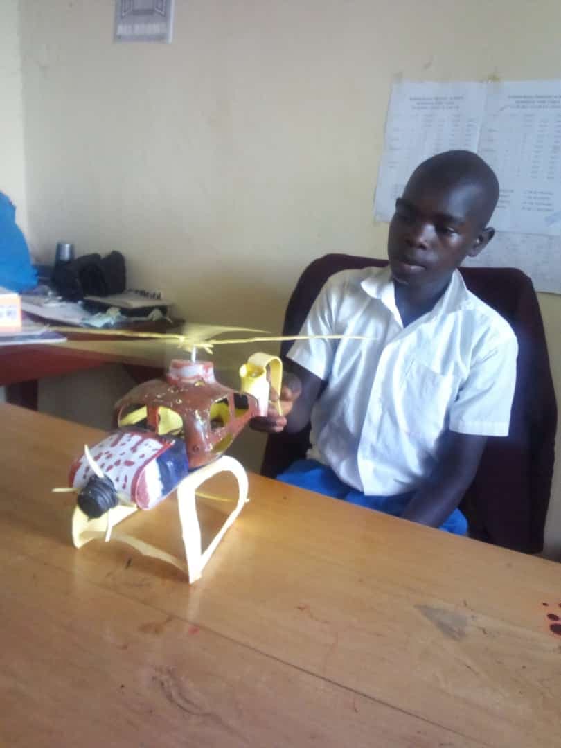 Orphaned class six boy creates a drone
