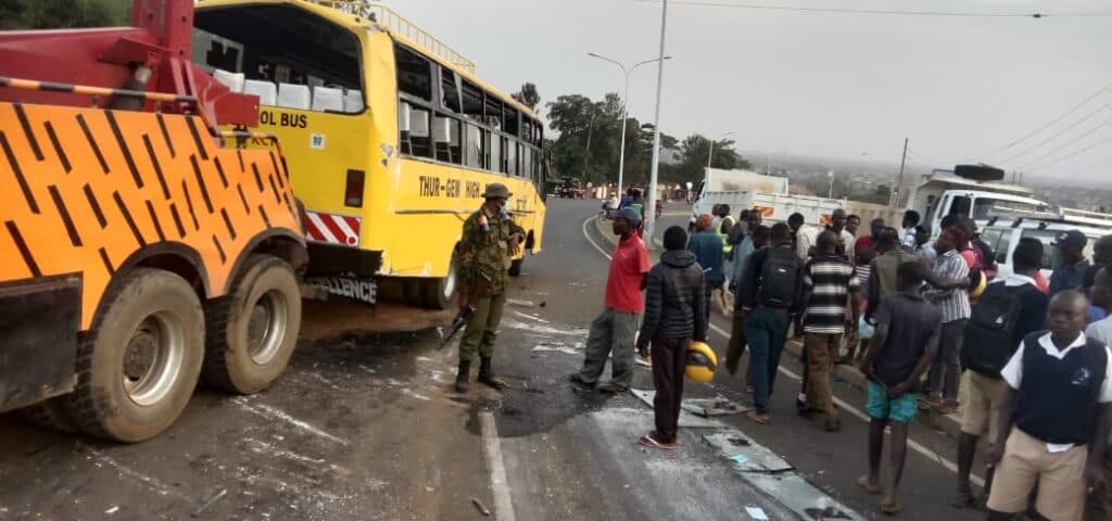 Several Thur-Gem High students injured in road accident image 1