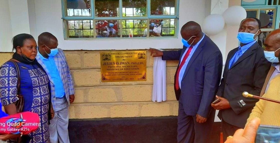 Over 100 CBC classrooms ready for commissioning in Rift Valley