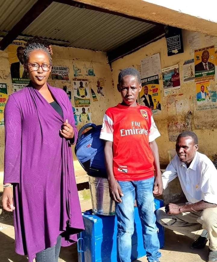 Senator Moi pays school fees for orphan to join Form One