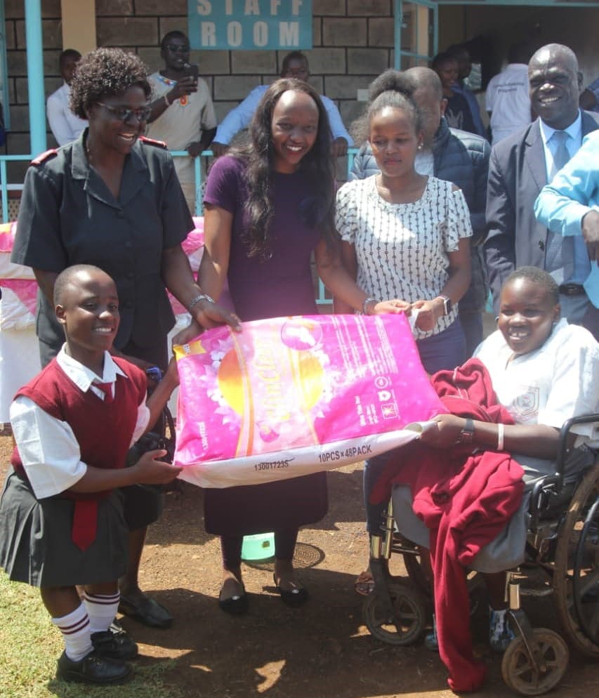 Ruto’s daughter, Charlene leads Kisumu schools in planting trees image 1