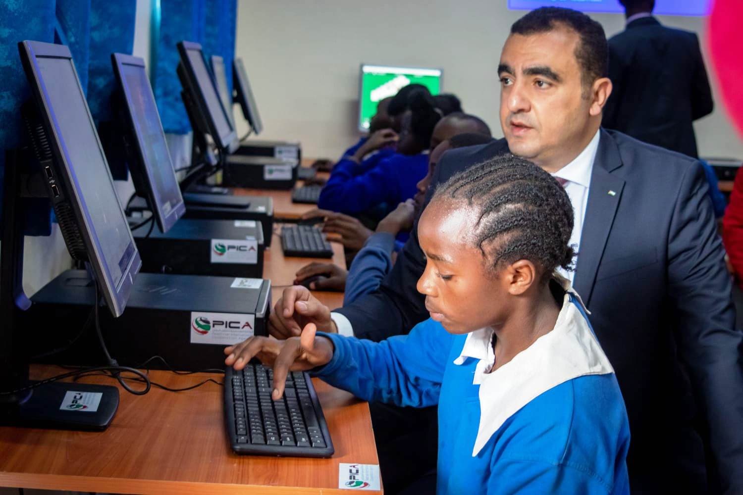 Raila school receives furnished computer lab