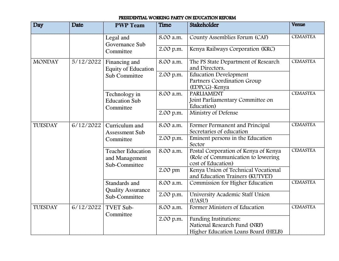 Working Party resumes stakeholder engagements image 2