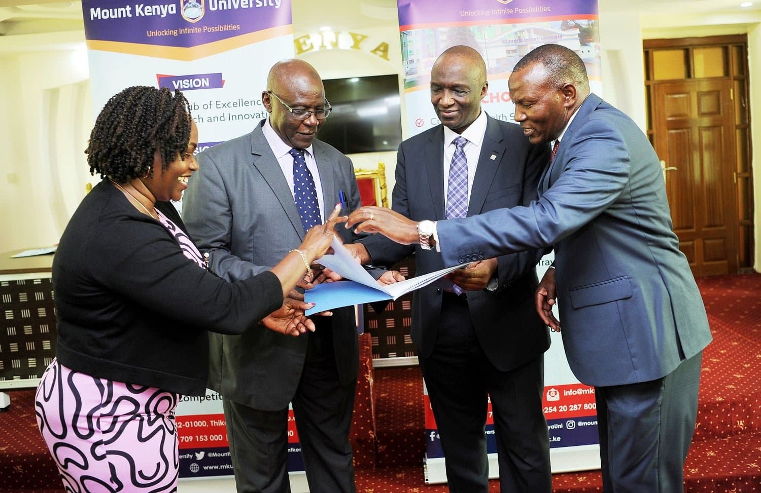 MKU staff sign fresh performance contracts image 1