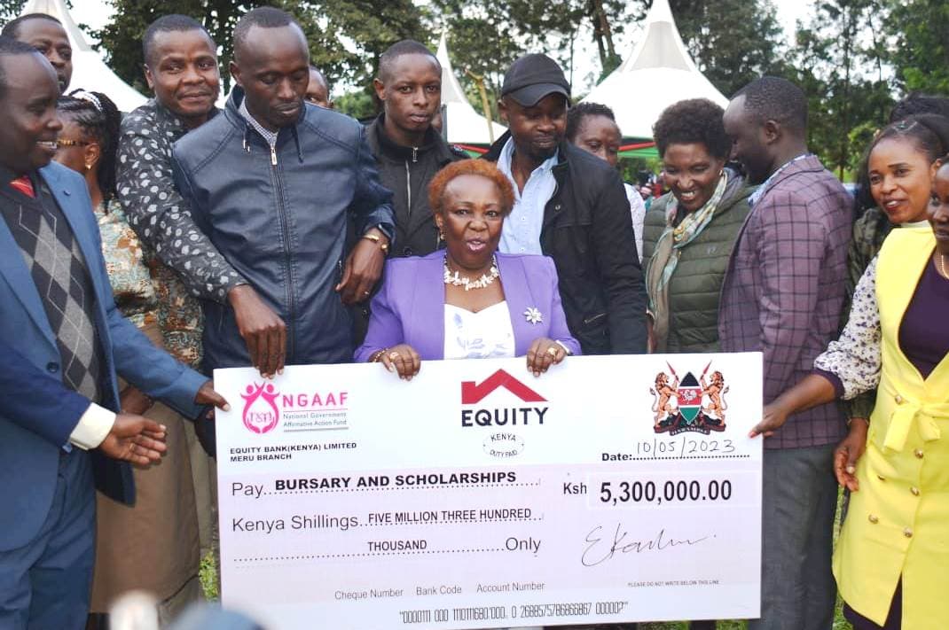 Meru Woman Rep disburses bursaries worth Ksh 5.3M