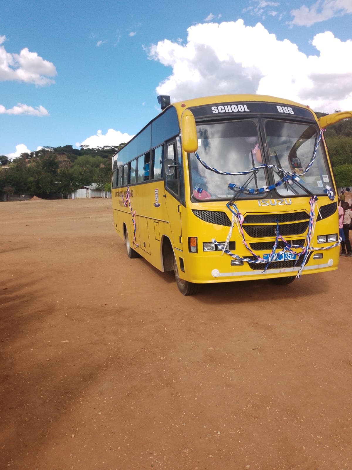 Jubilation as West Pokot school receives new 52 seater bus