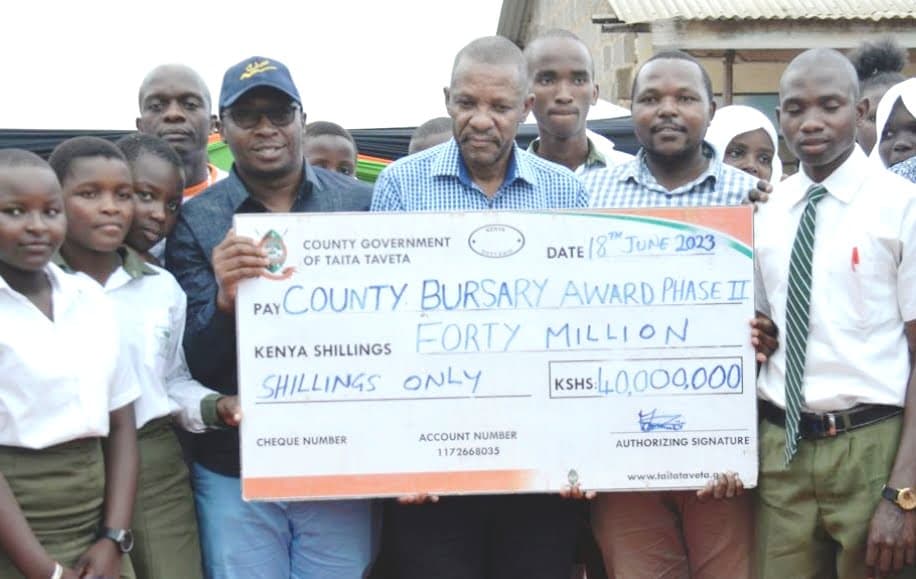 7,800 needy students in Taita Taveta benefit from Ksh40M bursary