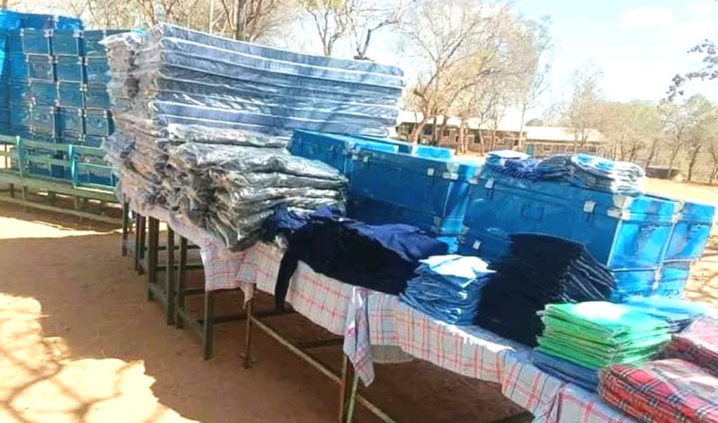 Governor donates bedding, uniform to Kivaa Secondary after fire razes two dorms