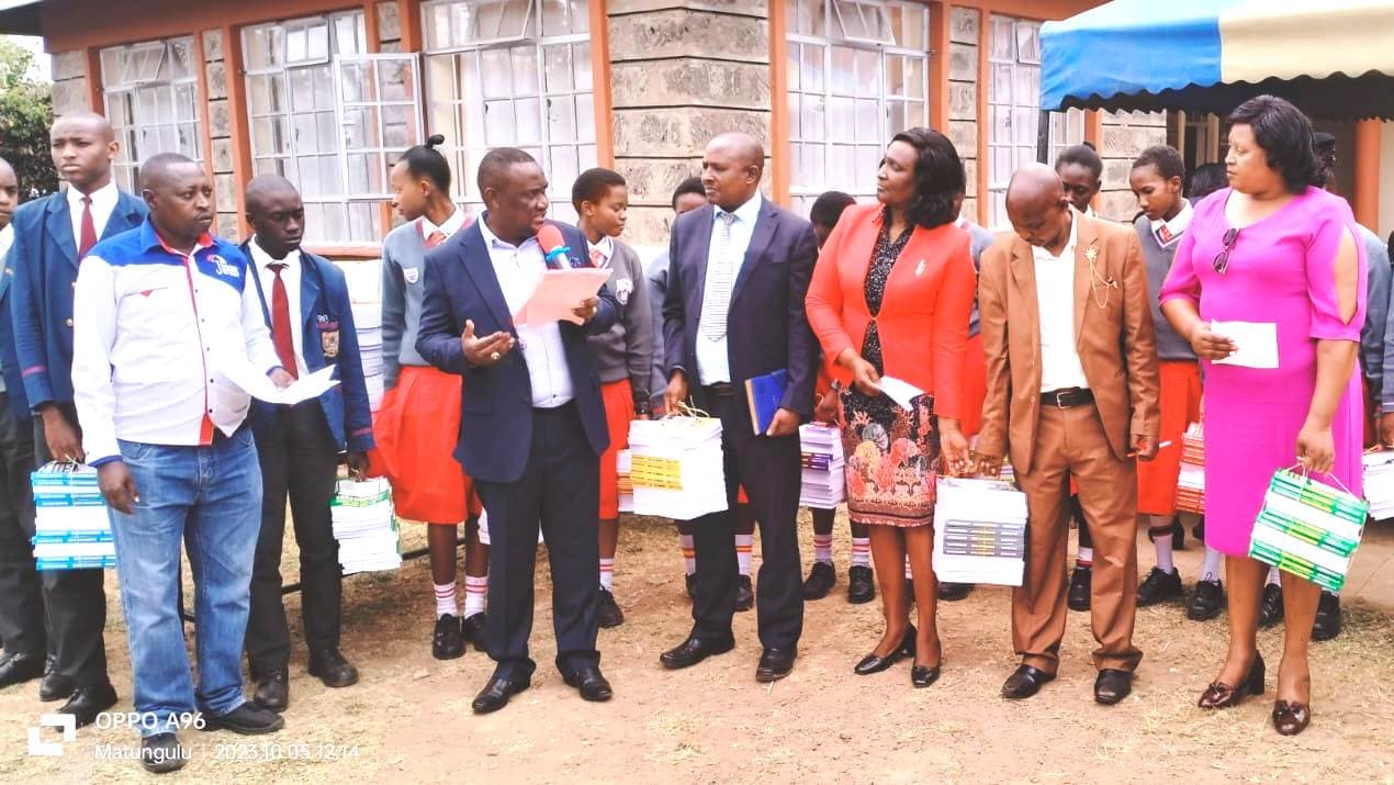 MP donates revision books to all schools ahead of exams