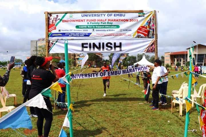 University of Embu stages half marathon to raise funds for underprivileged students image 1