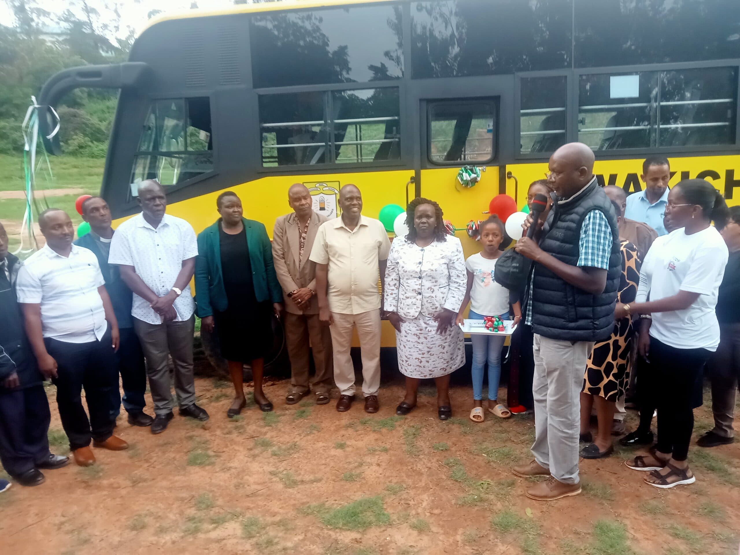 Joy as NG-CDF gifts school new bus on 50th anniversary