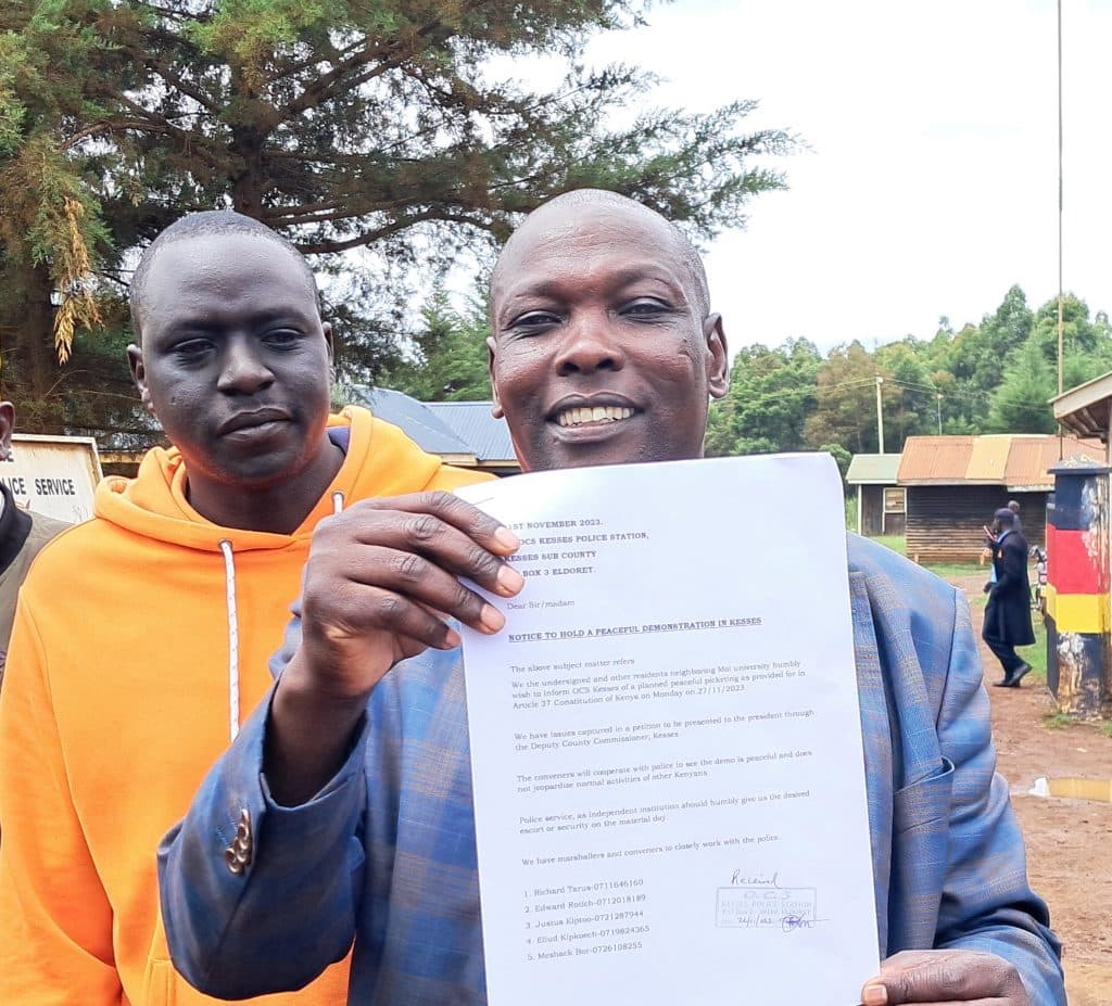 Moi varsity staff fast-tracks protest demo to remove VC