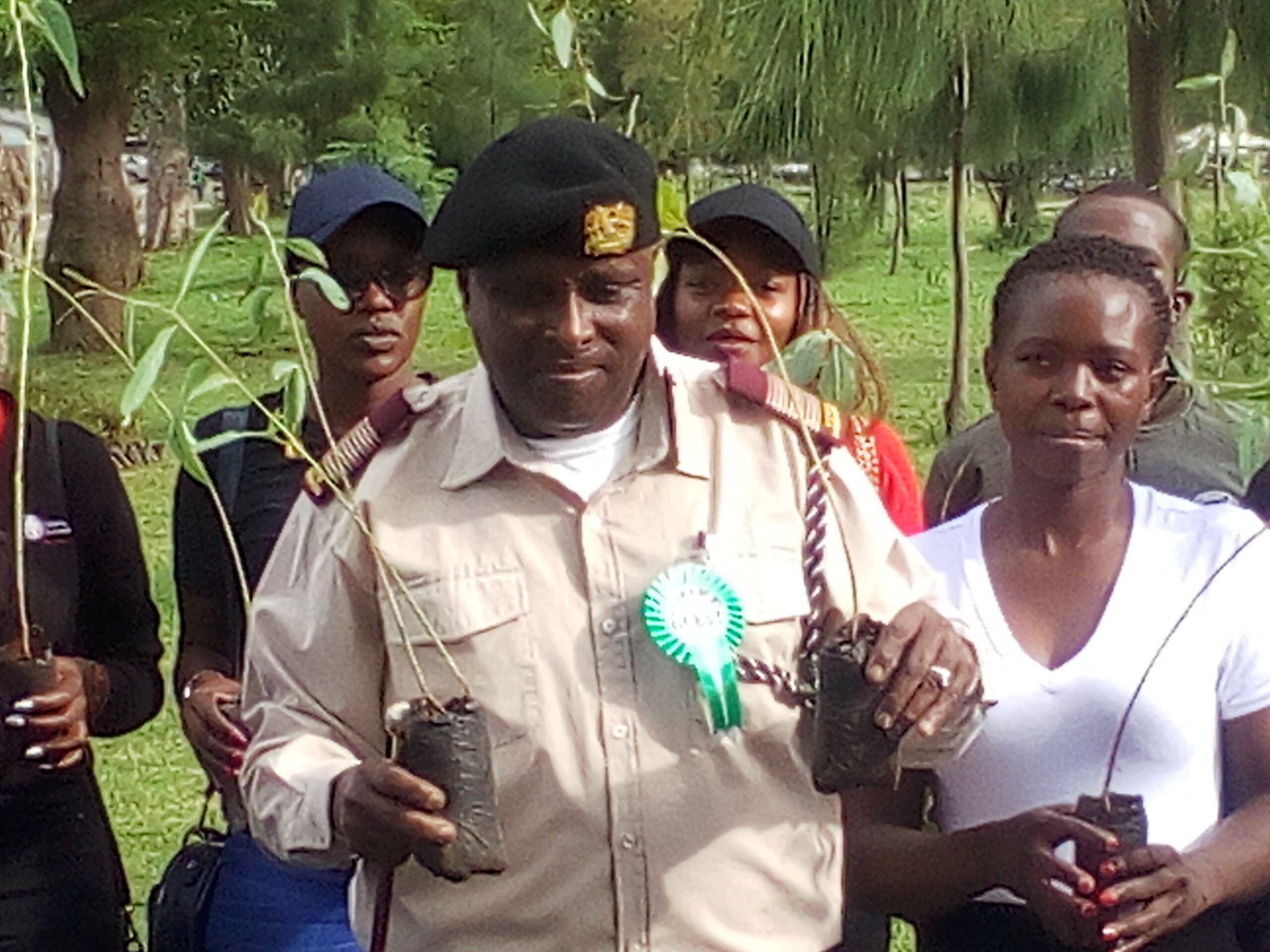 Kisumu County Commissioner spearheads tree planting