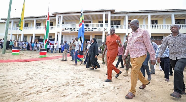 President Ruto officially opens Lamu East TVC