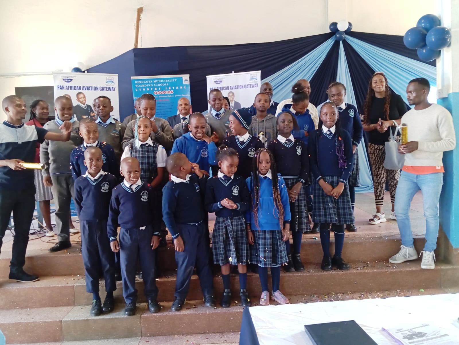 Kerugoya learners awarded certificate for Pan African Aviation mentorship image 1