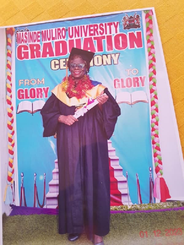 52-year-old Busia politician defies odds, earns first degree