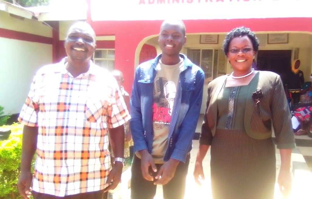 Pomp at Namachanja High School as top candidate scores A plain