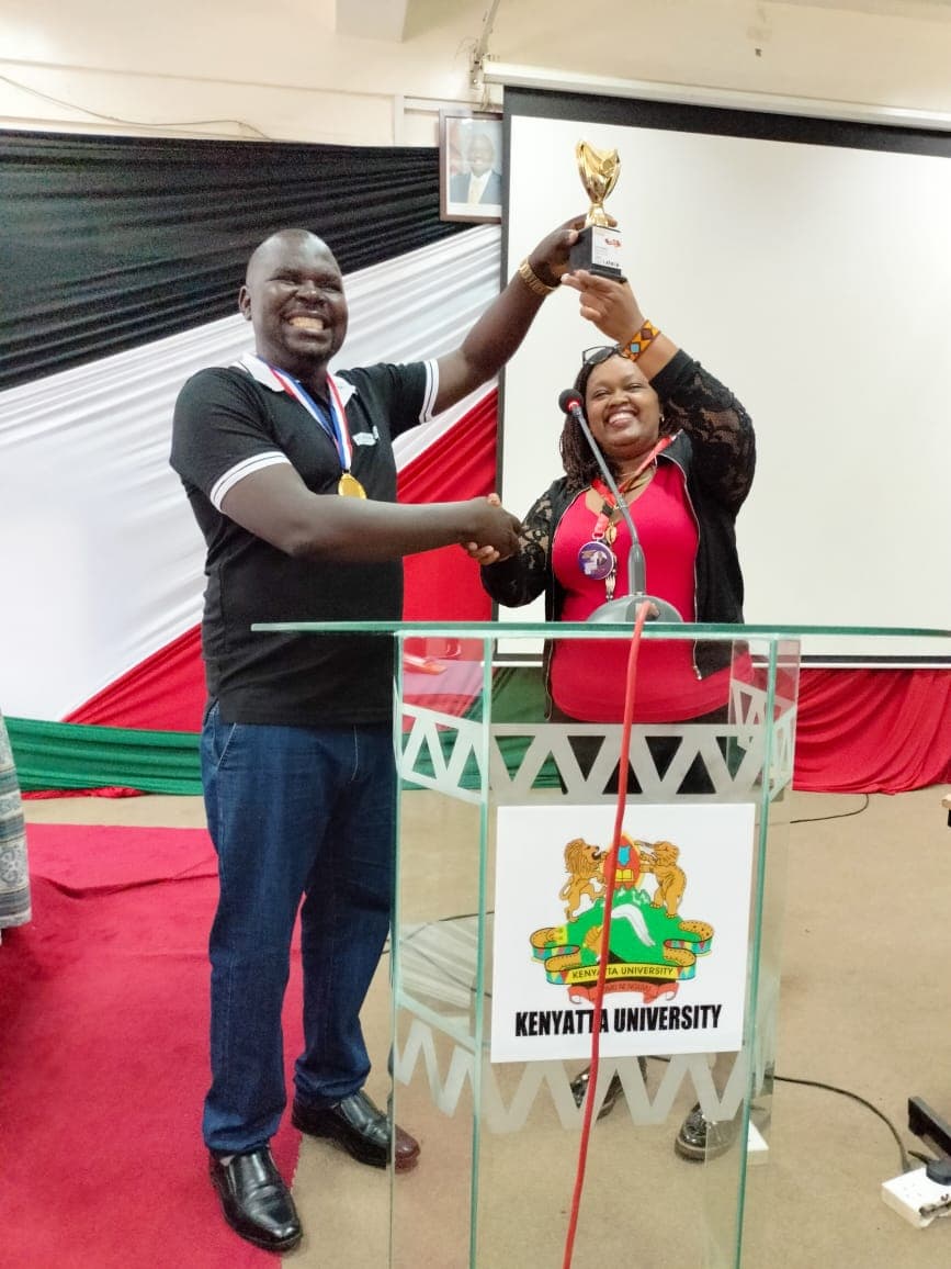 Teacher with a big heart wins award of excellence in English language