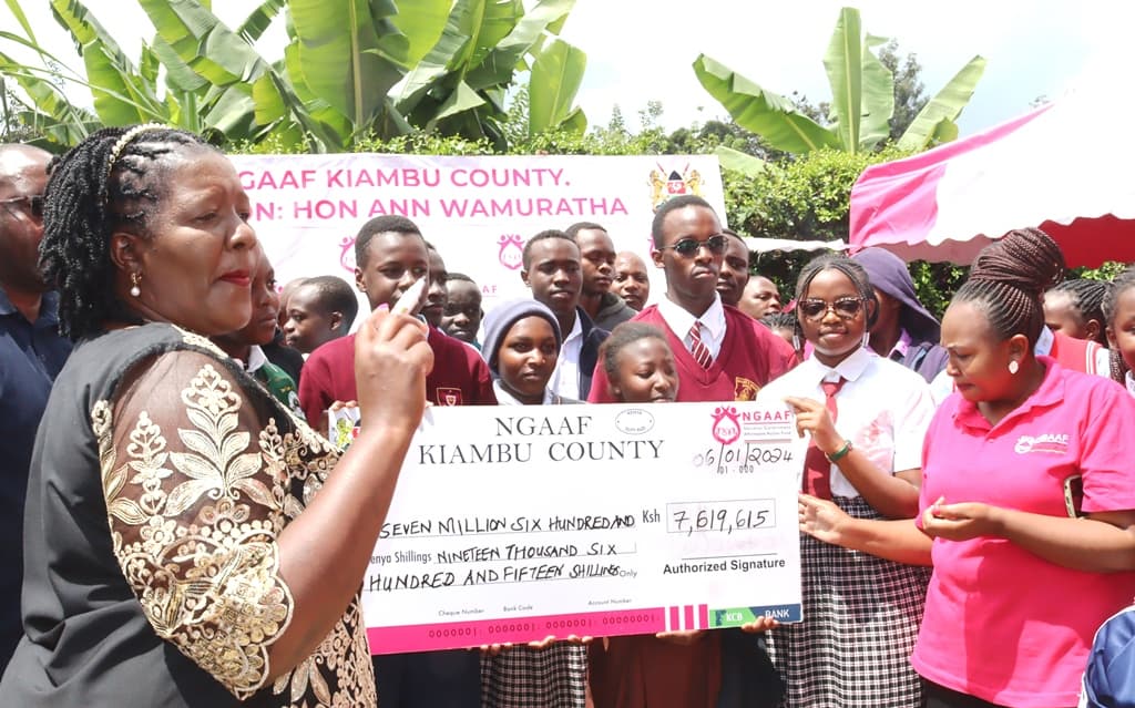 1,000 needy students in Kiambu county receive Ksh7M in bursaries