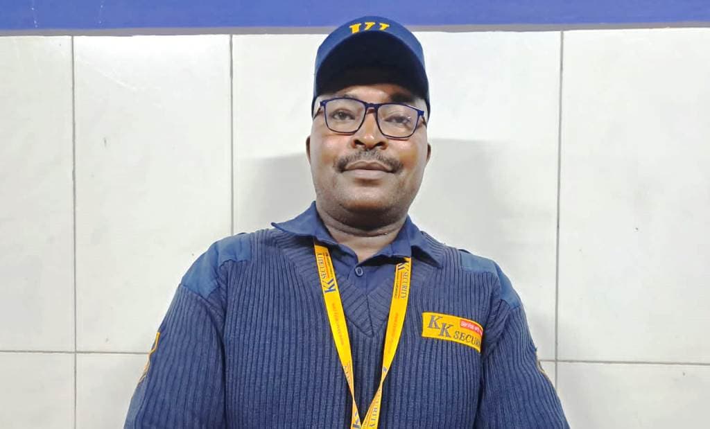 Fabian Kaburu: Teacher by day, security guard by night