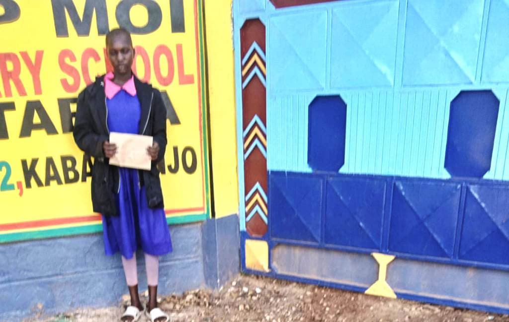 Baringo girl seeks aid to pay fees after trekking kilometres to join Form 1
