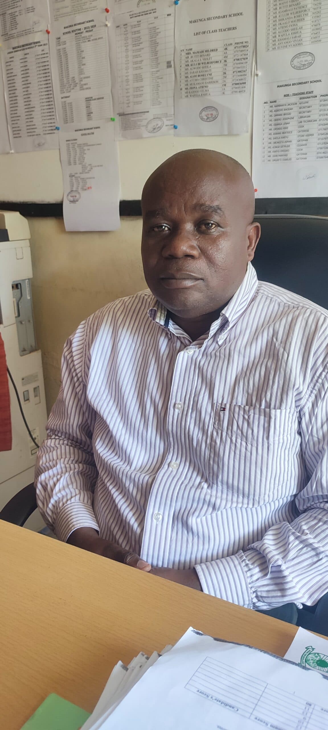 Disabled 54-year old cries for mercy after his promotion was reversed by TSC