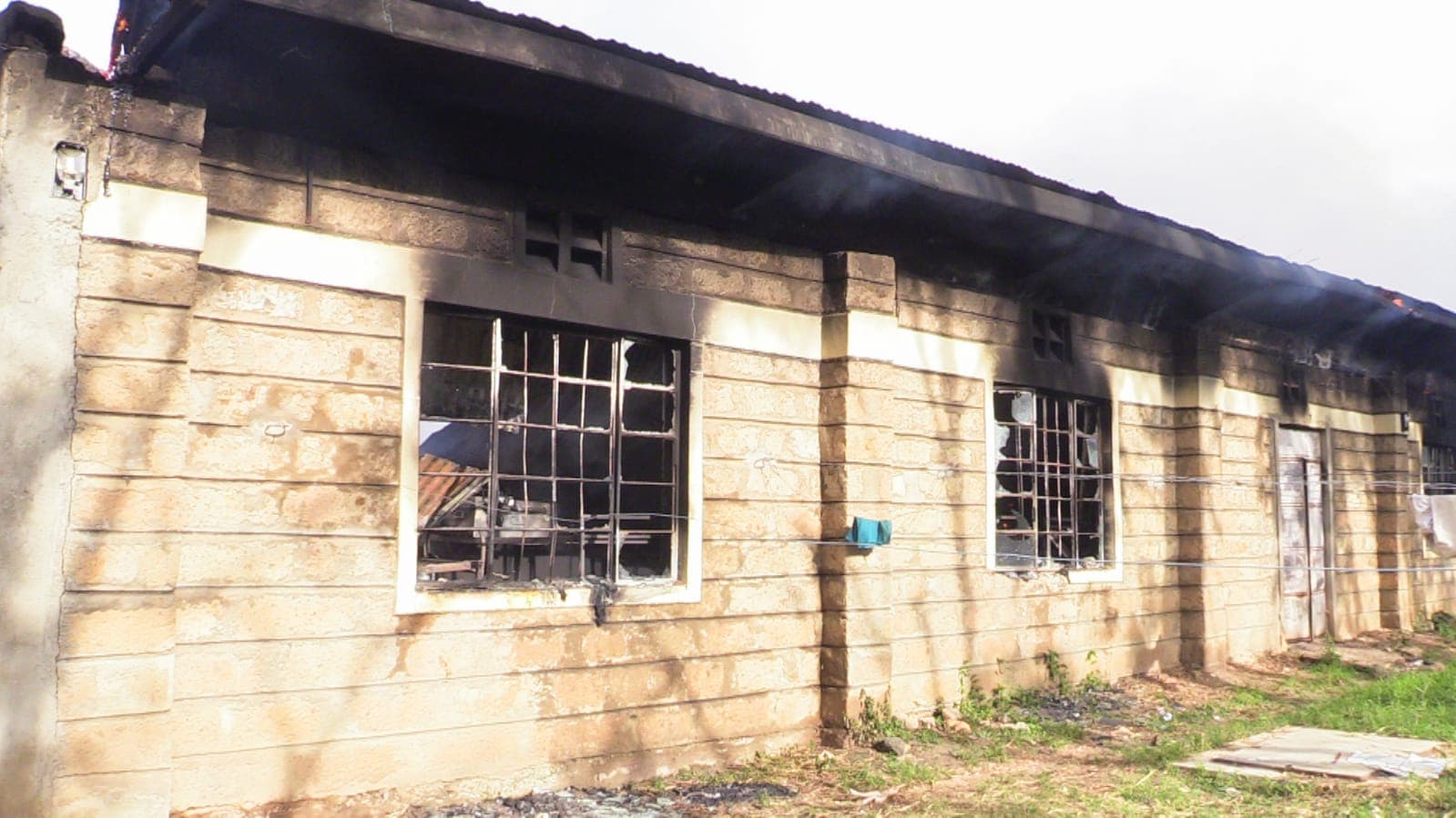 Fierce fire razes down dormitory at Tala High School image 2