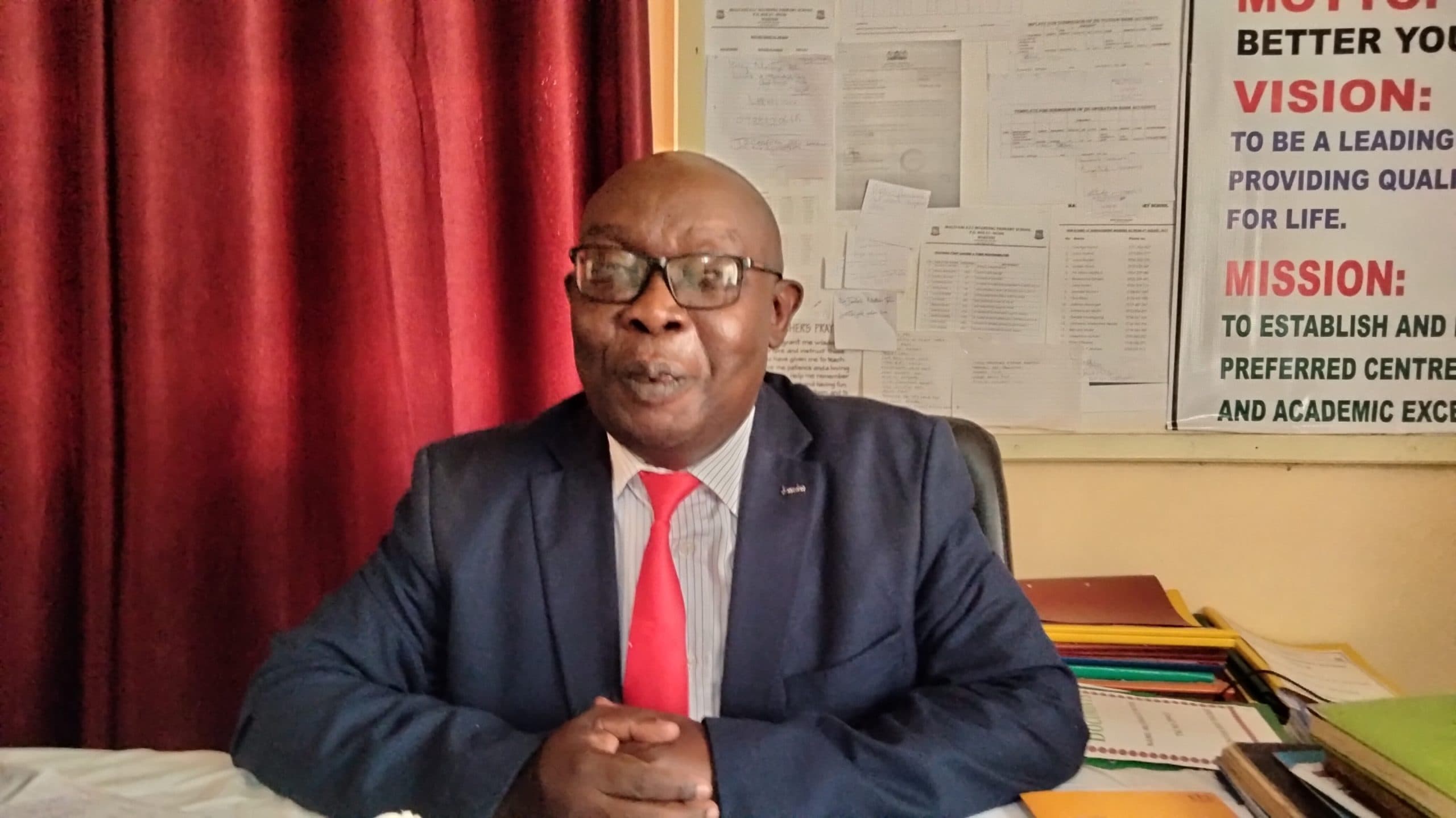 National Exams Ahead: Principal Mutuse Urges Candidates to Stay Composed and Disciplined