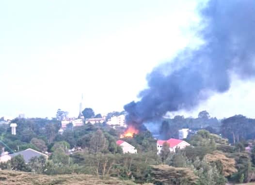 Fire breaks out at Moi Girls School in Kibra image 1