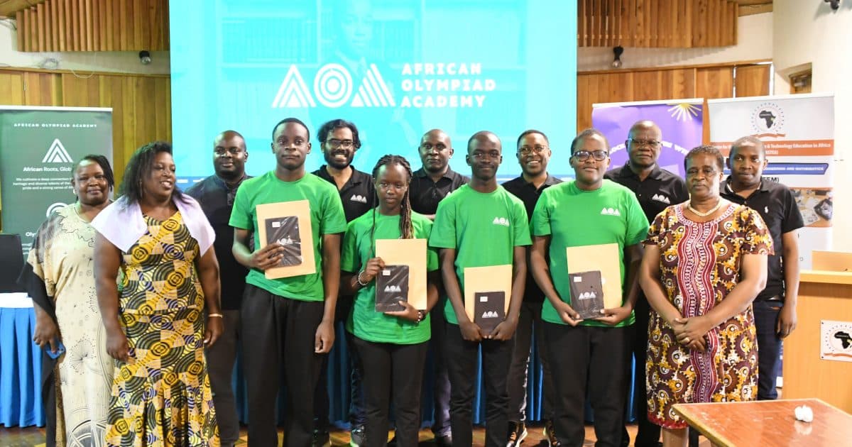 Four students awarded math scholarship at African Olympiad Academy