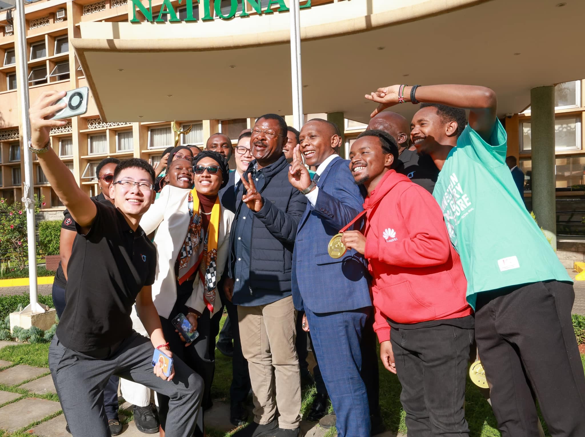 Speaker Wetang’ula commends Huawei ICT Competition award winning students