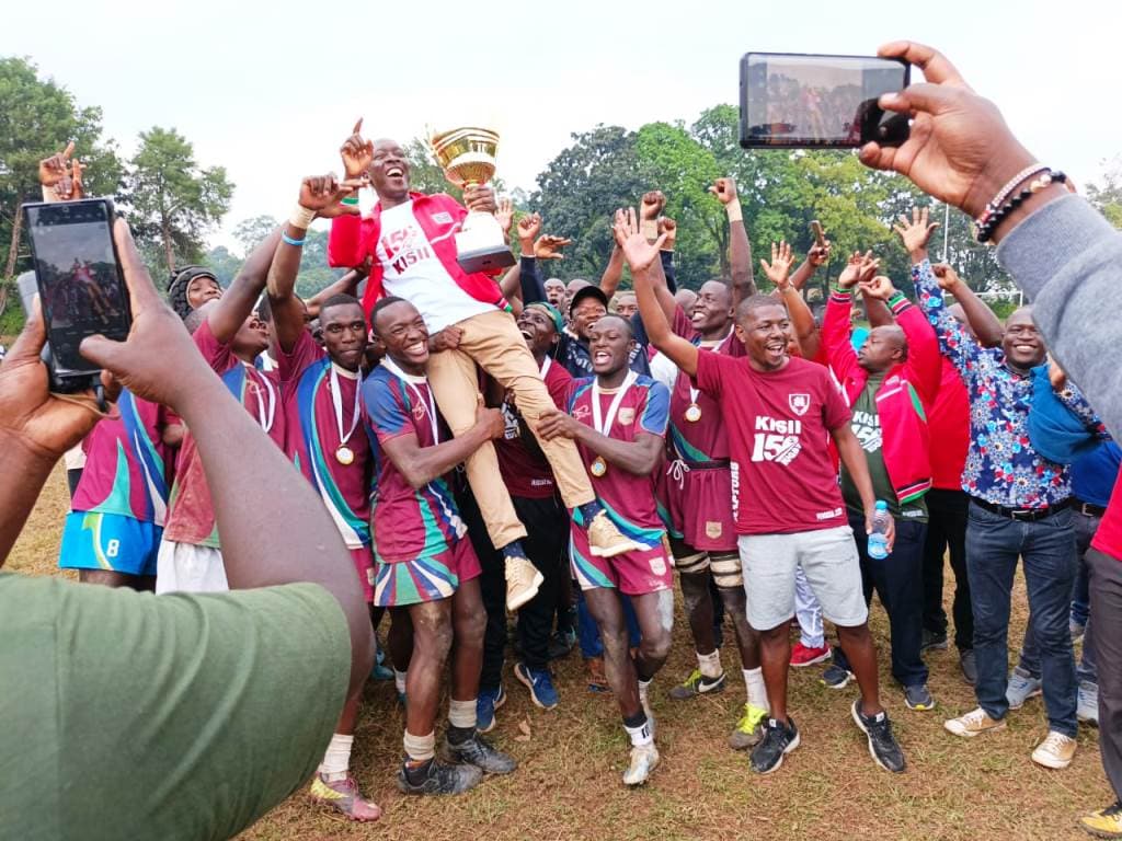 Joy and dance as Kisii School runs away with Rugby trophy at FEASSSA games