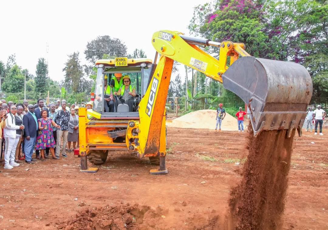 Governor Waiguru breaks ground for first KMTC in Kirinyaga