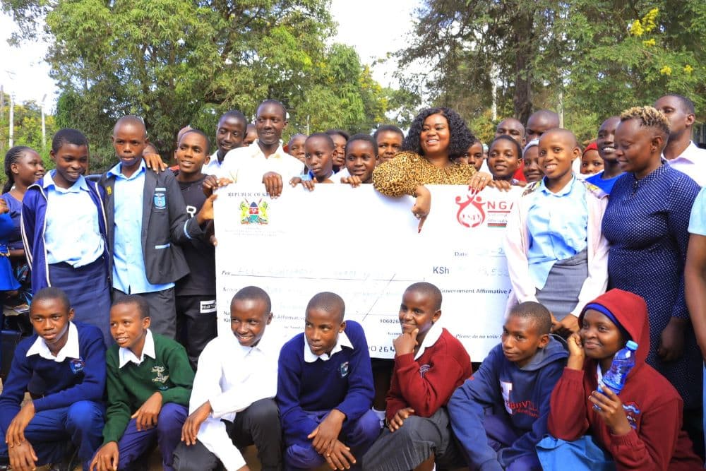 Kitui Woman Rep launches NGAAF scholarships, awards Sh9.7 million to students