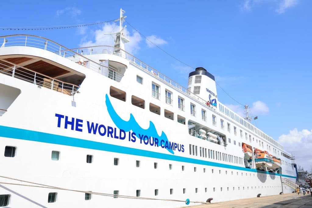 Cruise ship carrying student tourists docks in Mombasa for six-day visit