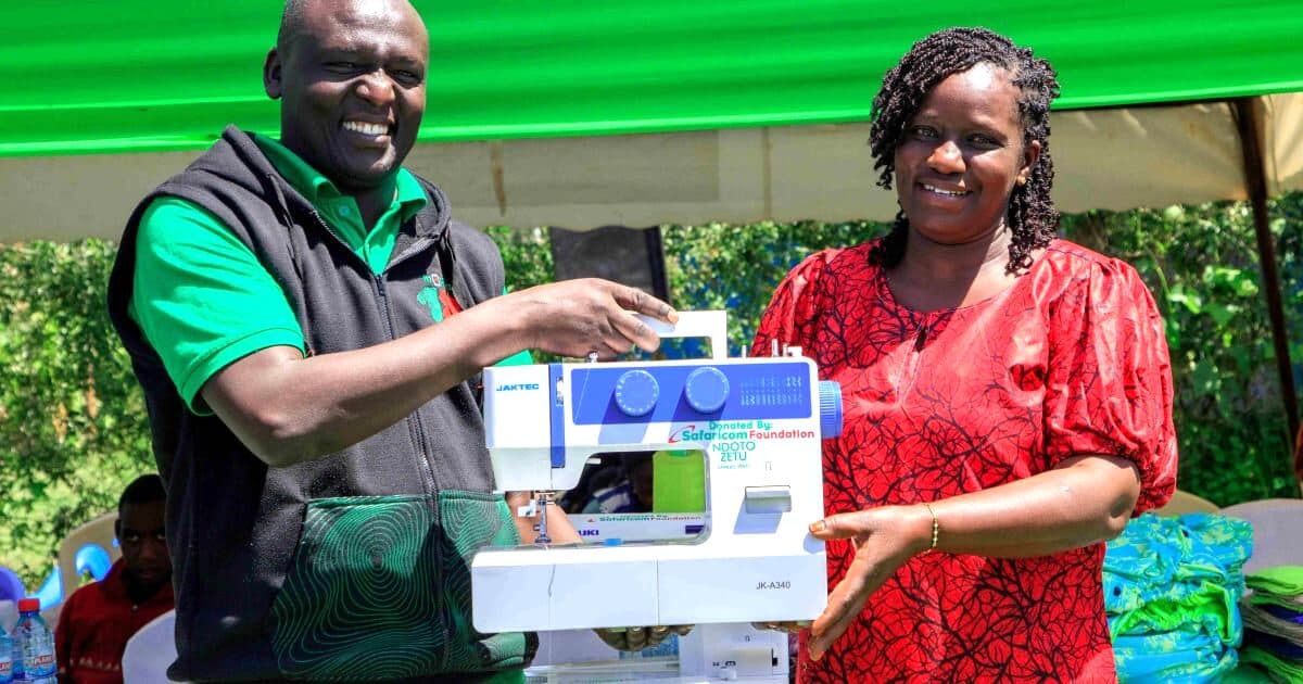 Safaricom Foundation donates diaper-making machines to support special needs caregivers in Kericho