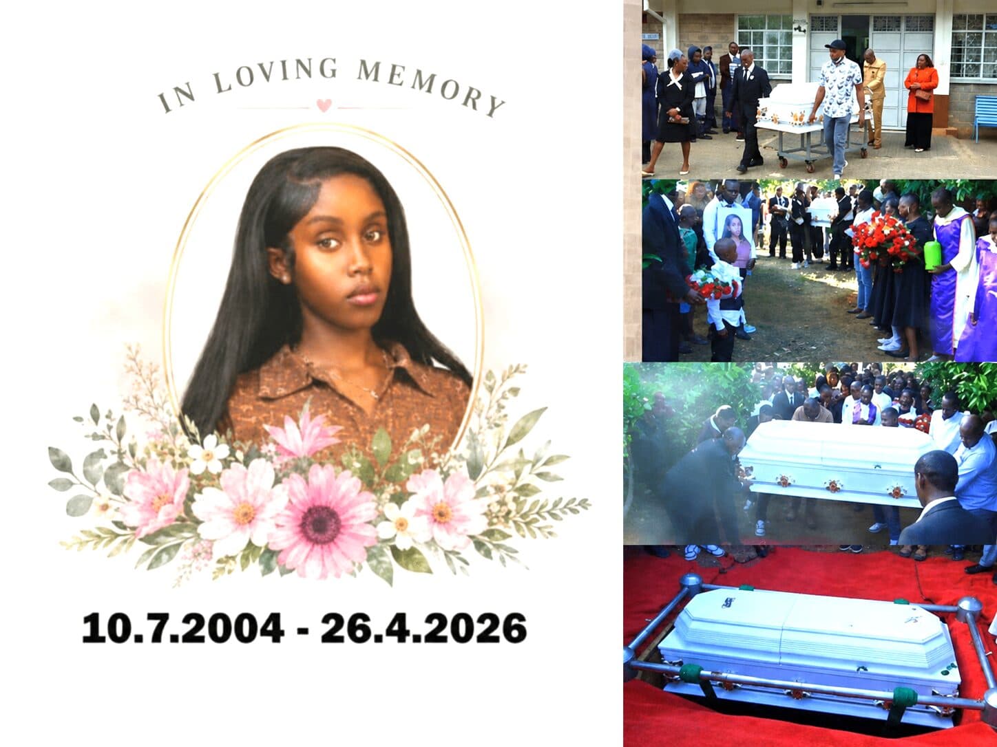 Murang’a University student laid to rest in Machakos as murder probe continues
