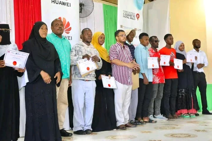 Over 150 Lamu youths graduate with digital skills through Huawei ICT training program