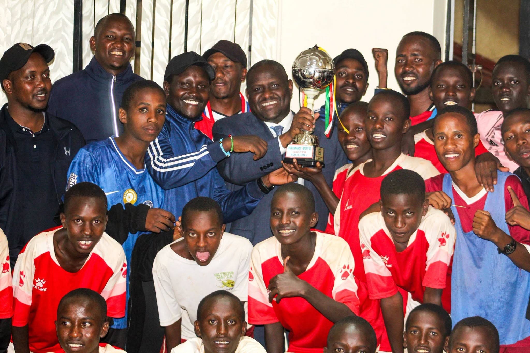 Narok West MP hosts Sekenani school team after KJPSSA national soccer triumph
