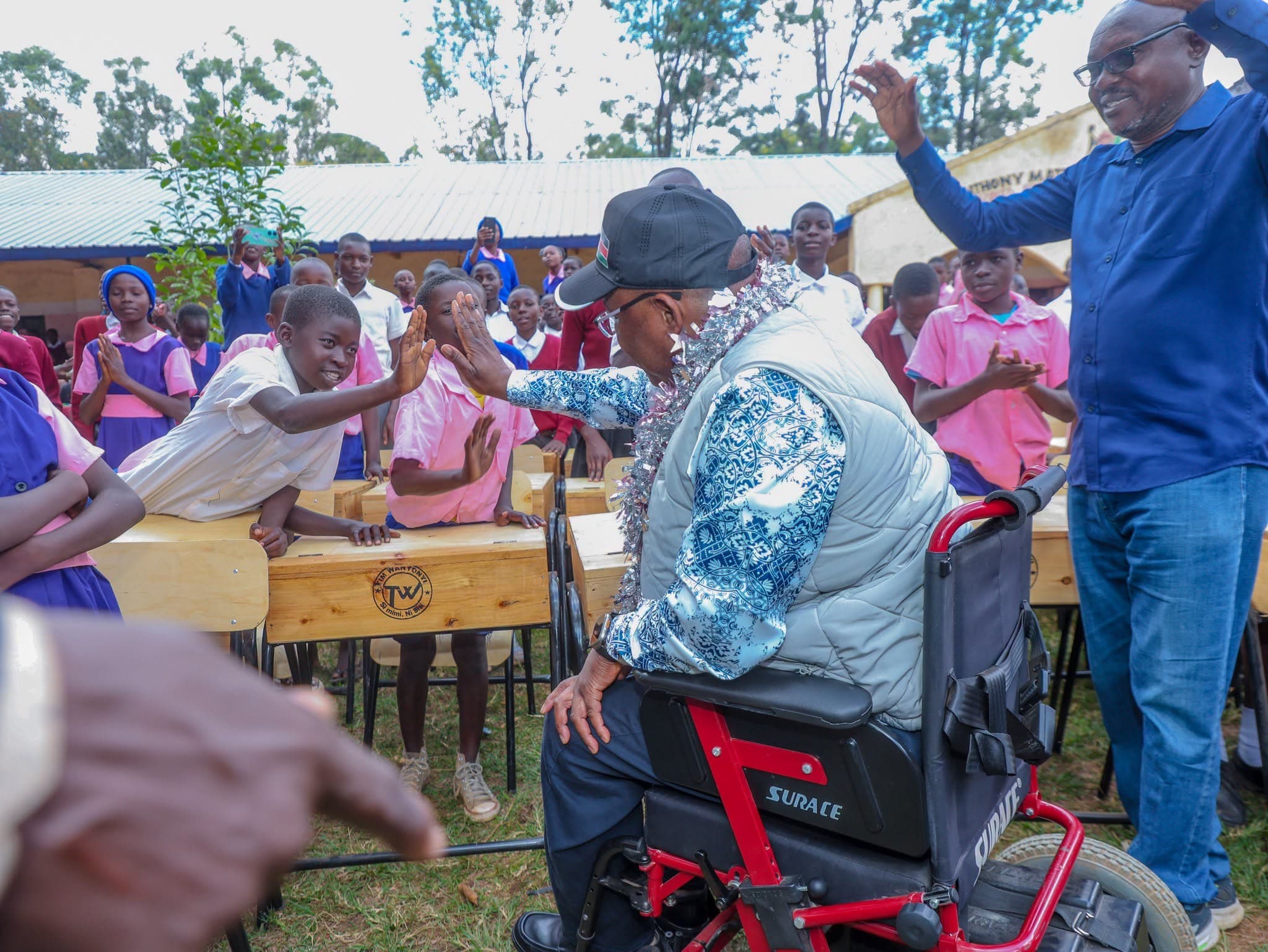 MP Tim Wanyonyi donates desks to Mateka Comprehensive School, pledges support for quality education