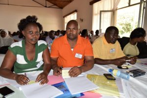 Teachers from different counties during a training session. Photo/Kamundia Muriithi
